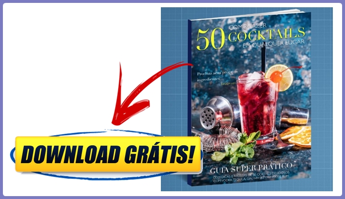 Como Fazer Coquetel: eBook PDF Download GRÁTIS – 50 Receitas de Cocktails