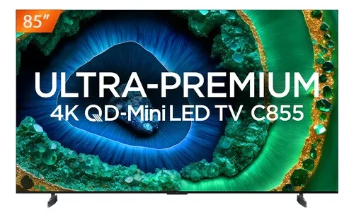 TCL C855, TV QD-Mini LED indicada para salas iluminadas e telas grandes